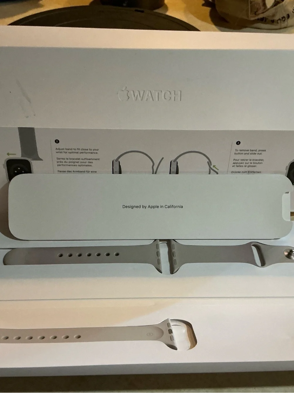 Apple smartwatch featuring